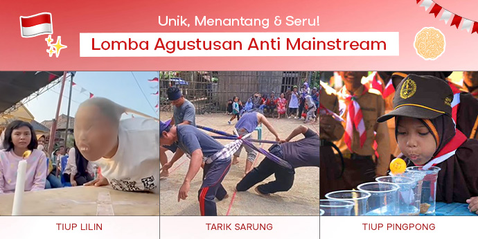8 Lomba Agustusan yang Jarang Orang Tahu, Unik, Menantang tapi Seru!